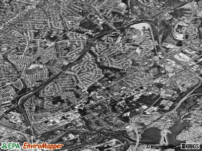 Rosedale satellite photo by USGS