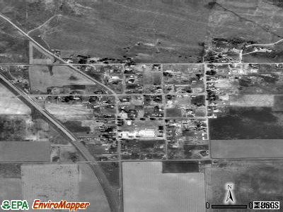 Plymouth satellite photo by USGS