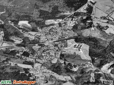 Athalia satellite photo by USGS
