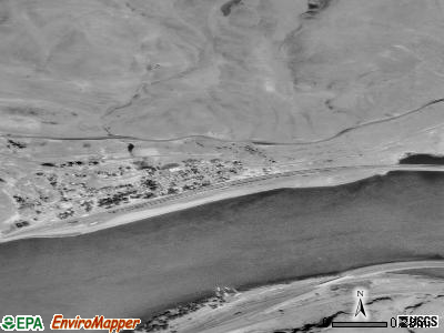 Wishram satellite photo by USGS