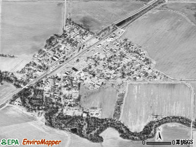 Wabbaseka satellite photo by USGS