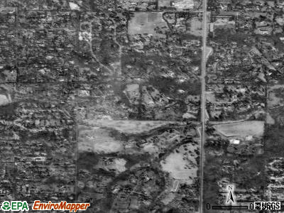 Huntleigh satellite photo by USGS