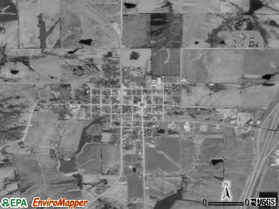 Eagleville satellite photo by USGS