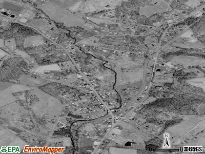 Meadow Bridge satellite photo by USGS