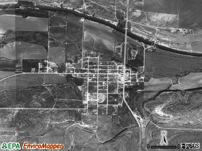 Paint Rock satellite photo by USGS