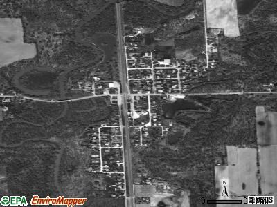 Woodland satellite photo by USGS