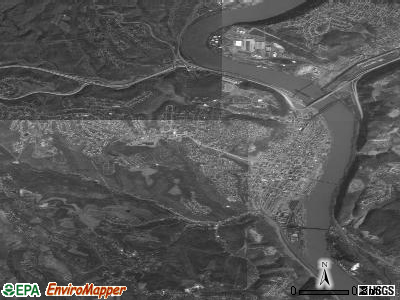 Steubenville satellite photo by USGS