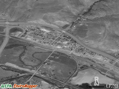Drummond satellite photo by USGS