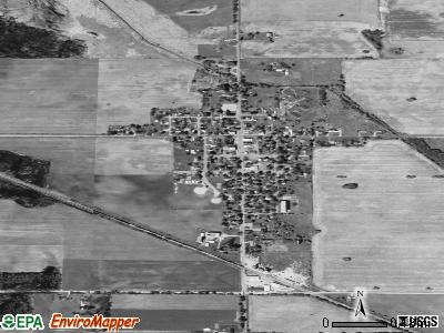 Clarksville satellite photo by USGS