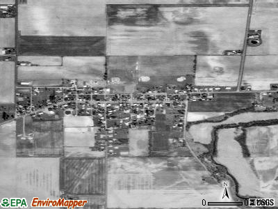 Benton Ridge satellite photo by USGS