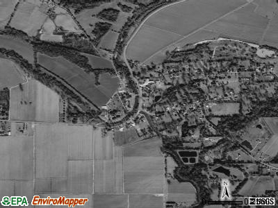 Evergreen satellite photo by USGS