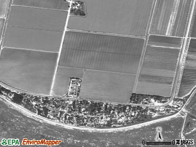 Granjeno satellite photo by USGS