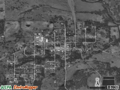 Milburn satellite photo by USGS
