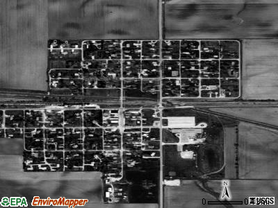 Broadlands satellite photo by USGS