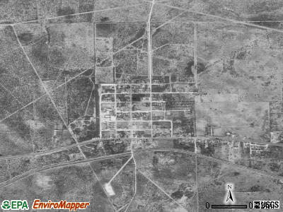 Oilton satellite photo by USGS