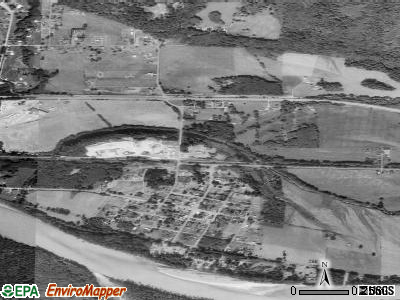 Hamilton satellite photo by USGS
