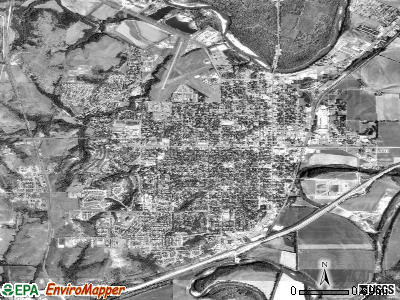 Junction City satellite photo by USGS