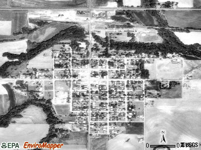 Lenora satellite photo by USGS
