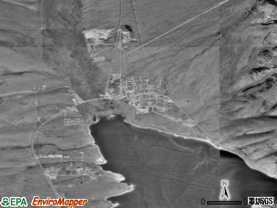 Eagle Nest satellite photo by USGS