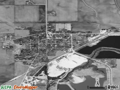 Troy Grove satellite photo by USGS