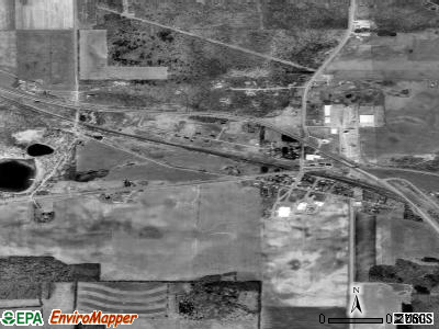 Amherst Junction satellite photo by USGS