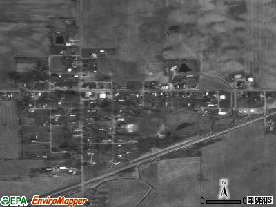 Alvordton satellite photo by USGS