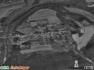 Pillow satellite photo by USGS