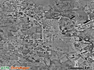 Beaumont satellite photo by USGS