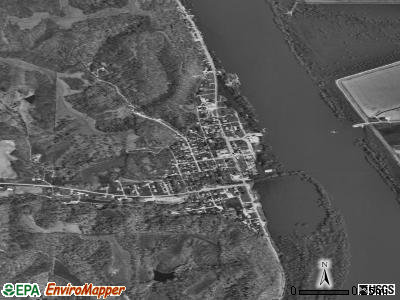 Kampsville satellite photo by USGS