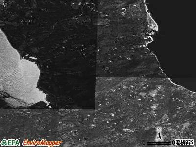 Cove Neck satellite photo by USGS