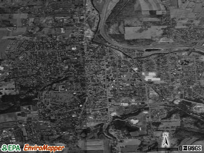 Cortland satellite photo by USGS