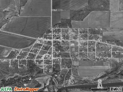 Lueders satellite photo by USGS