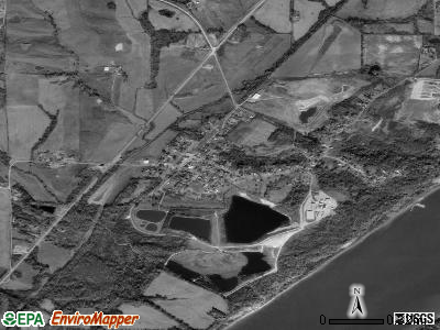 Olmsted satellite photo by USGS