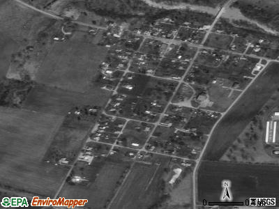 Unionville Center satellite photo by USGS