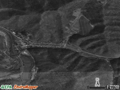 Wayland satellite photo by USGS