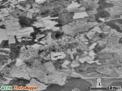 Dendron satellite photo by USGS