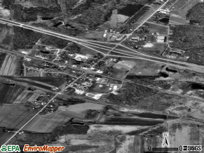 Oakdale satellite photo by USGS