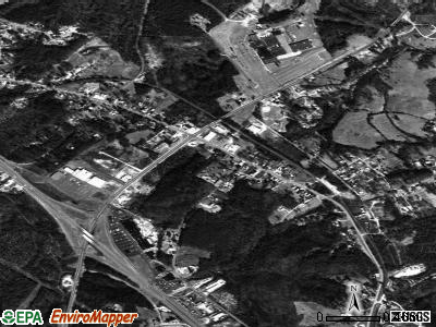 Knife River satellite photo by USGS