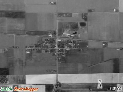 Hoytville satellite photo by USGS