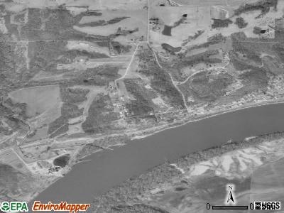 Missouri City satellite photo by USGS