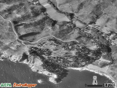 Muir Beach satellite photo by USGS