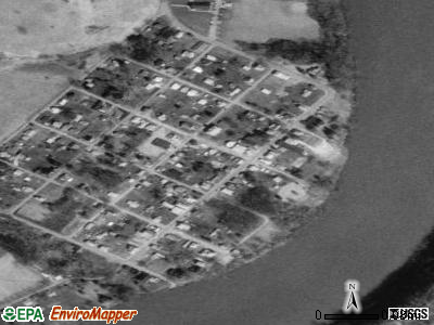 Greensboro satellite photo by USGS