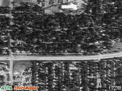 Countryside satellite photo by USGS