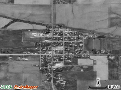 Crawfordsville satellite photo by USGS