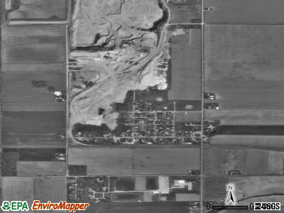 Clay Center satellite photo by USGS