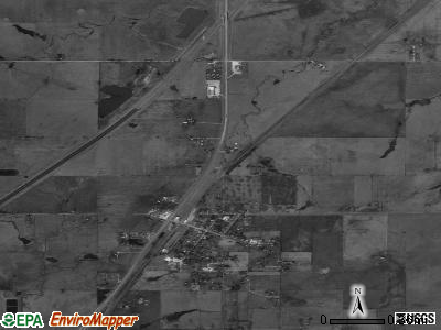Big Cabin satellite photo by USGS
