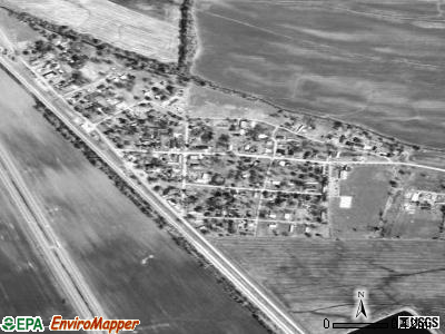 Gilmore satellite photo by USGS