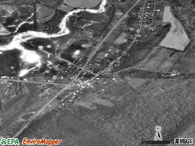 Manns Choice satellite photo by USGS