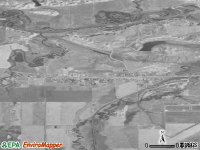 Beaver Creek satellite photo by USGS
