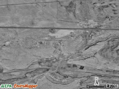 North Acomita Village satellite photo by USGS